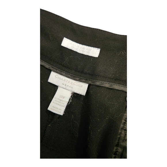 Charter Club Size 22W Black Pants - Picture 4 of 9